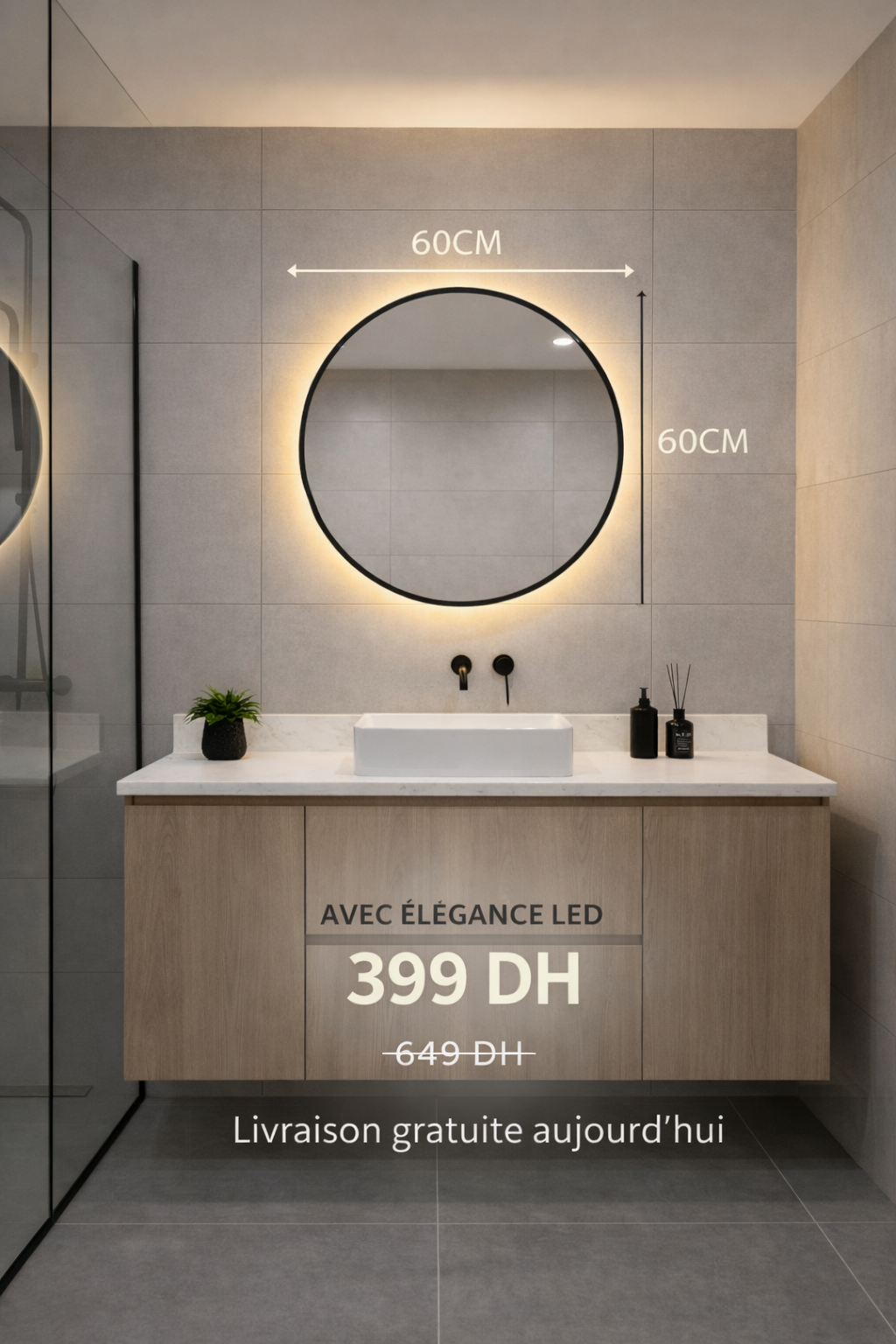 AMALFI | Miroir LED